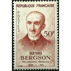 (934) Francia. 1959. 50 Francs. Henri Bergson (Nuevo)