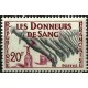 (931) Francia. 1959. 20 Francs. Donación de Sangre (Nuevo)