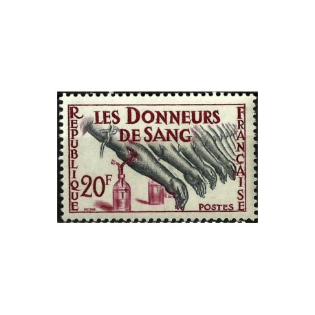 (931) Francia. 1959. 20 Francs. Donación de Sangre (Nuevo)