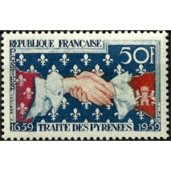 (932) Francia. 1959. 50 Francs. Tratado de los Pirineos (Nuevo)