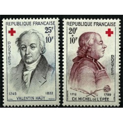 (B337-B338) Francia. 1959. Serie Completa. Cruz Roja (Nuevo)