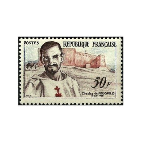 (906) Francia. 1959. 50 Francs. Charles de Foucauld (Nuevo)