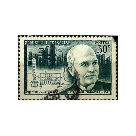 (793) Francia. 1956. 30 Francs. Paul Sabatier (Usado)
