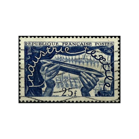 (645) Francia. 1951. 25 Francs. Indústria Téxtil (Nuevo)