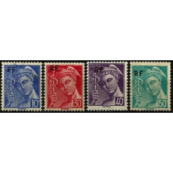(499 a 502) Francia. 1944. Serie Completa (Nuevo)