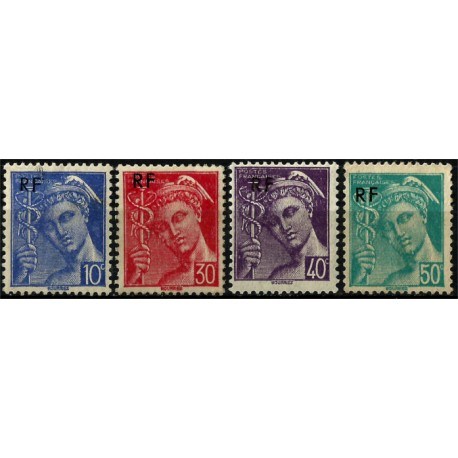 (499 a 502) Francia. 1944. Serie Completa (Nuevo)