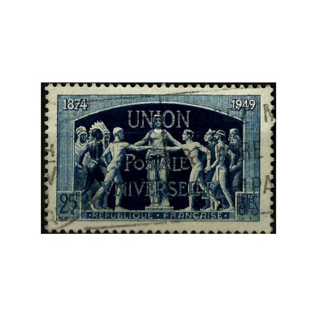 (636) Francia. 1949. 25 Francs. Unión Postal Universal (Usado)