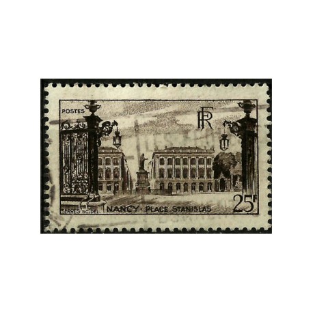 (574) Francia. 1946. 25 Francs. Nancy, Place Stanislas (Usado)
