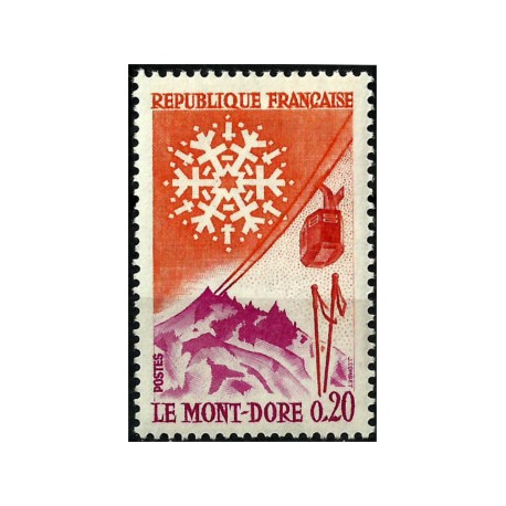(1002 ) Francia. 1961. 0,20 Francs. Le Mont-Dore (Nuevo)