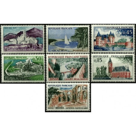 (1007 a 1013) Francia. 1961. Serie Completa. Turísmo (Nuevo)