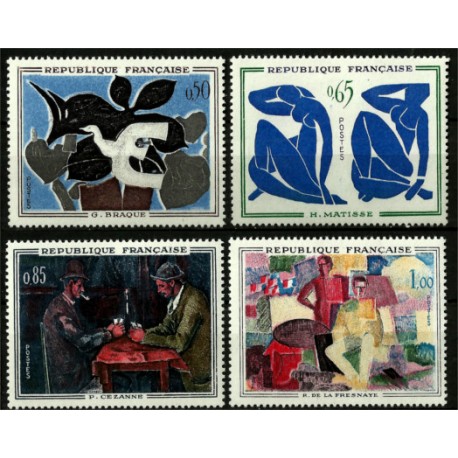 (1014 a 1017) Francia. 1961. Serie Completa. Pintura (Nuevo)