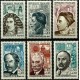 (B359 a B364) Francia. 1962. Serie Completa. Personajes (Nuevo)