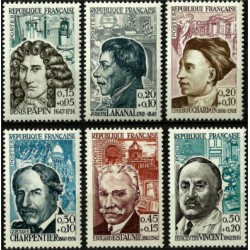 (B359 a B364) Francia. 1962. Serie Completa. Personajes (Nuevo)