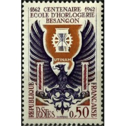 (1036) Francia. 1962. 0,50 Francs. Cent. Ecole d'Horlogerie Besançon (Nuevo)