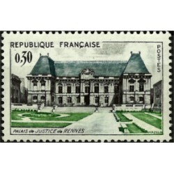 (1039) Francia. 1962. 0,30 Francs. Palacio de Justicia, Rennes (Nuevo)