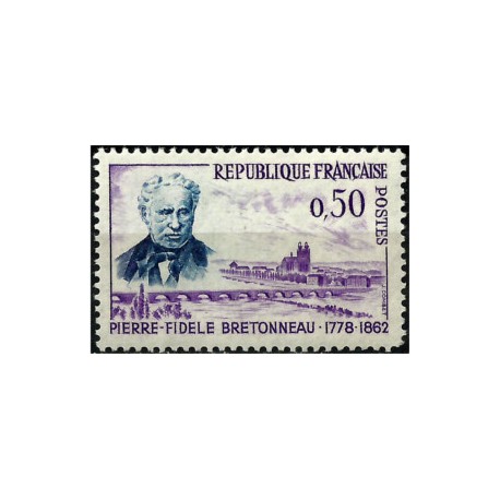 (1062) Francia. 1962. 0,50 Francs. Pierre-Fidele Bretonneau (Nuevo)