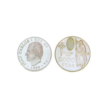 España. 1999. 2000 Pesetas (SC) (Plata)