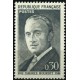(1021) Francia. 1962. 0,30 Francs. Maurice Bourdet (Nuevo)