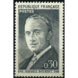 (1021) Francia. 1962. 0,30 Francs. Maurice Bourdet (Nuevo)