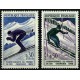 (1019-1020) Francia. 1962. Serie Completa. Campeonato Mundial Ski (Nuevo)