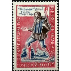 (B358) Francia. 1962. 0,20 + 0,05 Francs. Día del Sello (Nuevo)