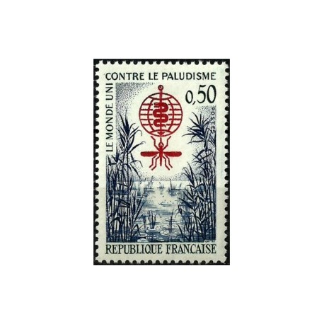 (1032) Francia. 1962. 0,50 Francs. Contra la Malaria (Nuevo)