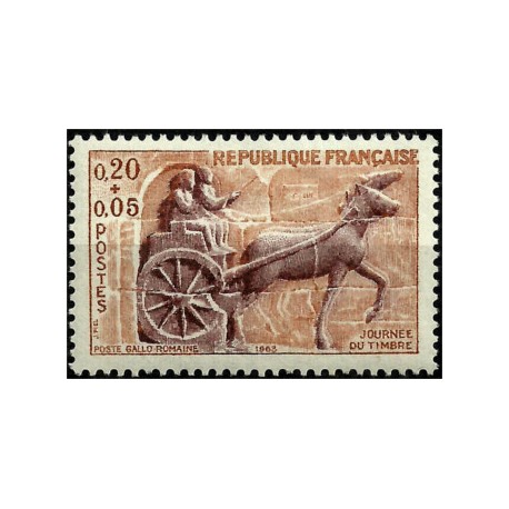 (B370) Francia. 1963. 0,20 + 0,05 Francs. Día del Sello (Nuevo)