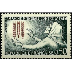 (1056) Francia. 1963. 0,50 Francs. Campaña mundial contra el hambre (Nuevo)