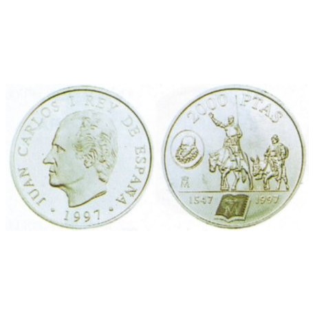 España. 1997. 2000 Pesetas (SC) (Plata)
