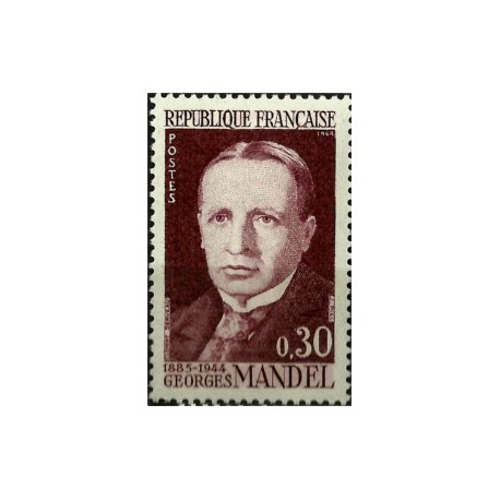 (1104) Francia. 1964. 0,30 Francs. Georges Mandel (Nuevo)
