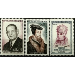 (B382 a B384) Francia. 1964. Serie Completa. Personajes (Nuevo)