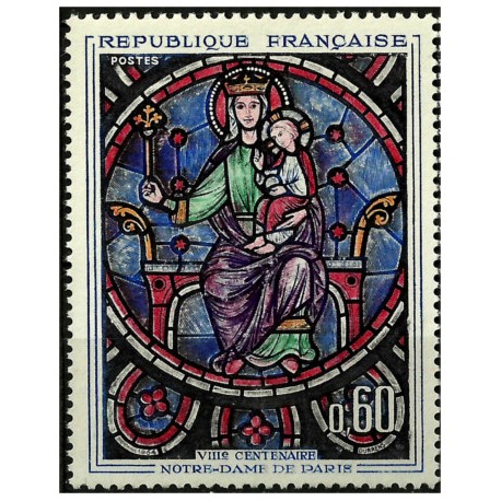 (1090) Francia. 1964. 0,60 Francs. VIIIé Cent. Notre-Dame de Paris (Nuevo)