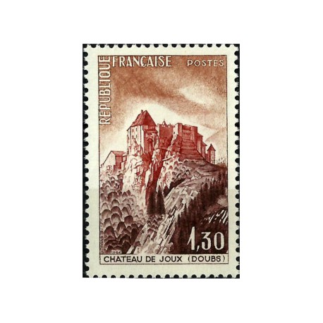(1112) Francia. 1965. 1,30 Francs. Chateau de Joux (Nuevo)