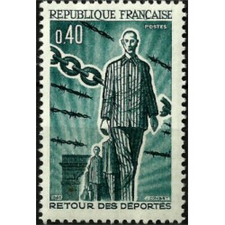 (1118) Francia. 1965. 0,40 Francs. Retorno de los Deportados (Nuevo)