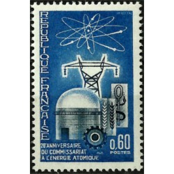 (1135) Francia. 1965. 0,60 Francs. 20 Aniv. Comisión Energia Atómica (Nuevo)