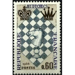 (1154) Francia. 1966. 0,60 Francs. Ajedrez (Nuevo)