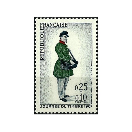 (B408) Francia. 1967. 0,25 + 0,10 Francs. Día del Sello (Nuevo)