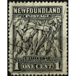 Terranova y Labrador. 1932. 1 Cent. Codfish (Usado)