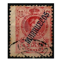 Protectorado de Marruecos. 1909-10. 10 Céntimos. Alfonso XIII (Usado)