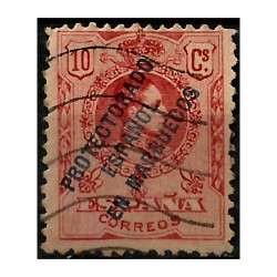Protectorado de Marruecos. 1909-10. 10 Céntimos. Alfonso XIII (Usado)