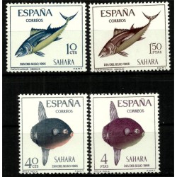 Sahara Español. 1966. Serie Completa. Día del Sello (Nuevo)