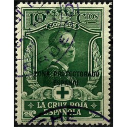 Protectorado de Marruecos. 1926. 10 Céntimos. Cruz Roja Española (Usado)