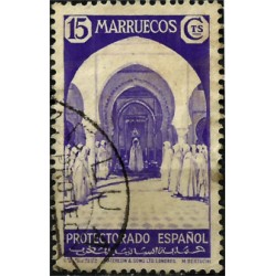 Protectorado de Marruecos. 1937. 15 Céntimos. Majzen (Usado)