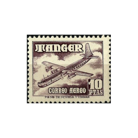 Protectorado de Marruecos (Tanger). 1949-50. 10 Pesetas. Correo Aereo (Nuevo)
