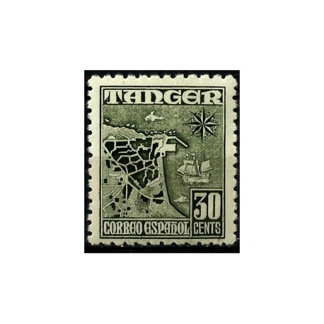 Protectorado de Marruecos (Tanger). 1948-51. 30 Céntimos (Nuevo)