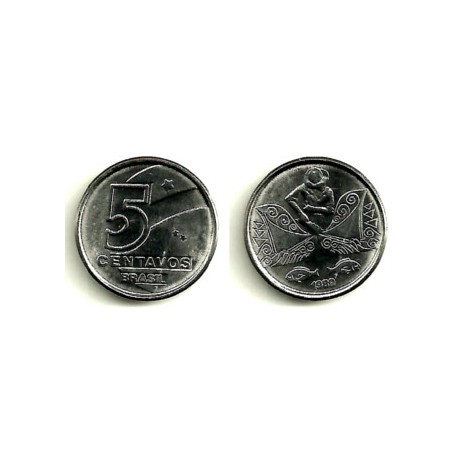 (612) Brasil. 1989. 5 Centavos (SC)