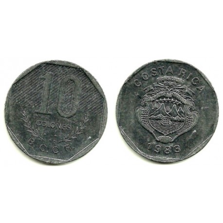 (215.1) Costa Rica. 1983. 10 Colones (MBC)