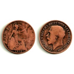 (810) Gran Bretaña. 1913. 1 Penny (RC)