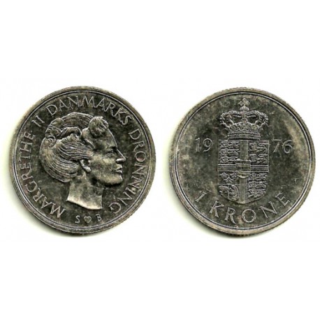 (862.1) Dinamarca. 1976. 1 Krone (MBC+)