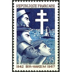 (1193) Francia. 1967. 0,25 Francs. Bir-Hakeim (Nuevo)